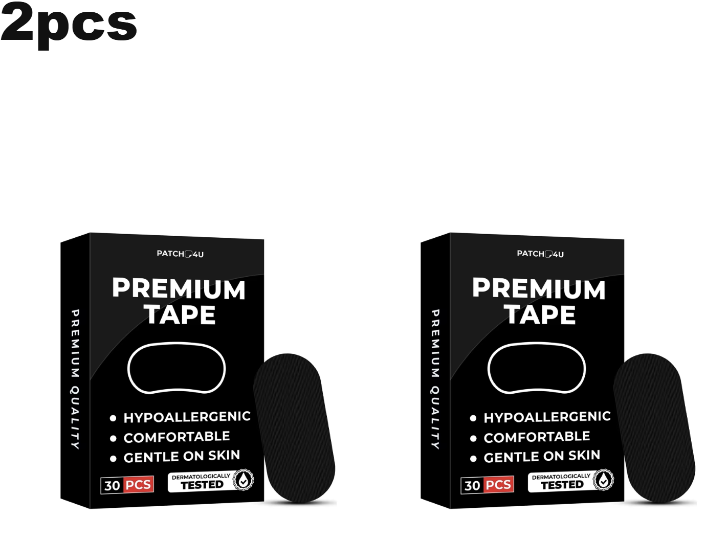 Sleep Tape A featherweight strip that gently closes the lips so you breathe through your nose all night — quieter sleep, dry mouth gone, mornings that feel earned.